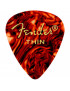 Pack 12 Púas Fender 198-0351-700 Tortoise Shell Thin