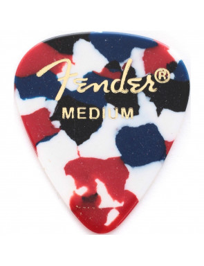 Pack 12 Púas Fender 198-0351-850 Confetti Medium