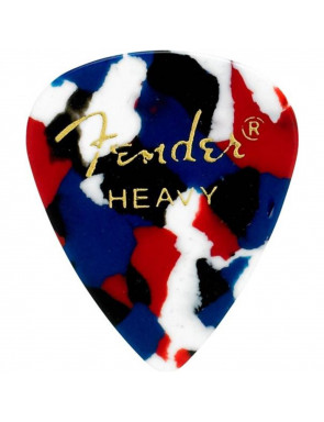 Pack 12 Púas Fender 198-0351-950 Confetti Heavy