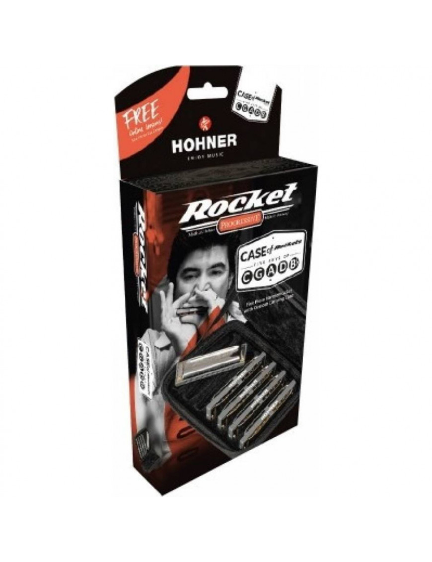 Propack 5 Armónicas Hohner Rocket A-Bb-C-D-G 20135xp