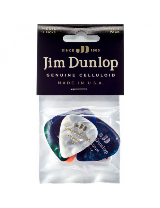 Bolsa 12 Púas Dunlop PVP-106 Variety Celluloid Medium