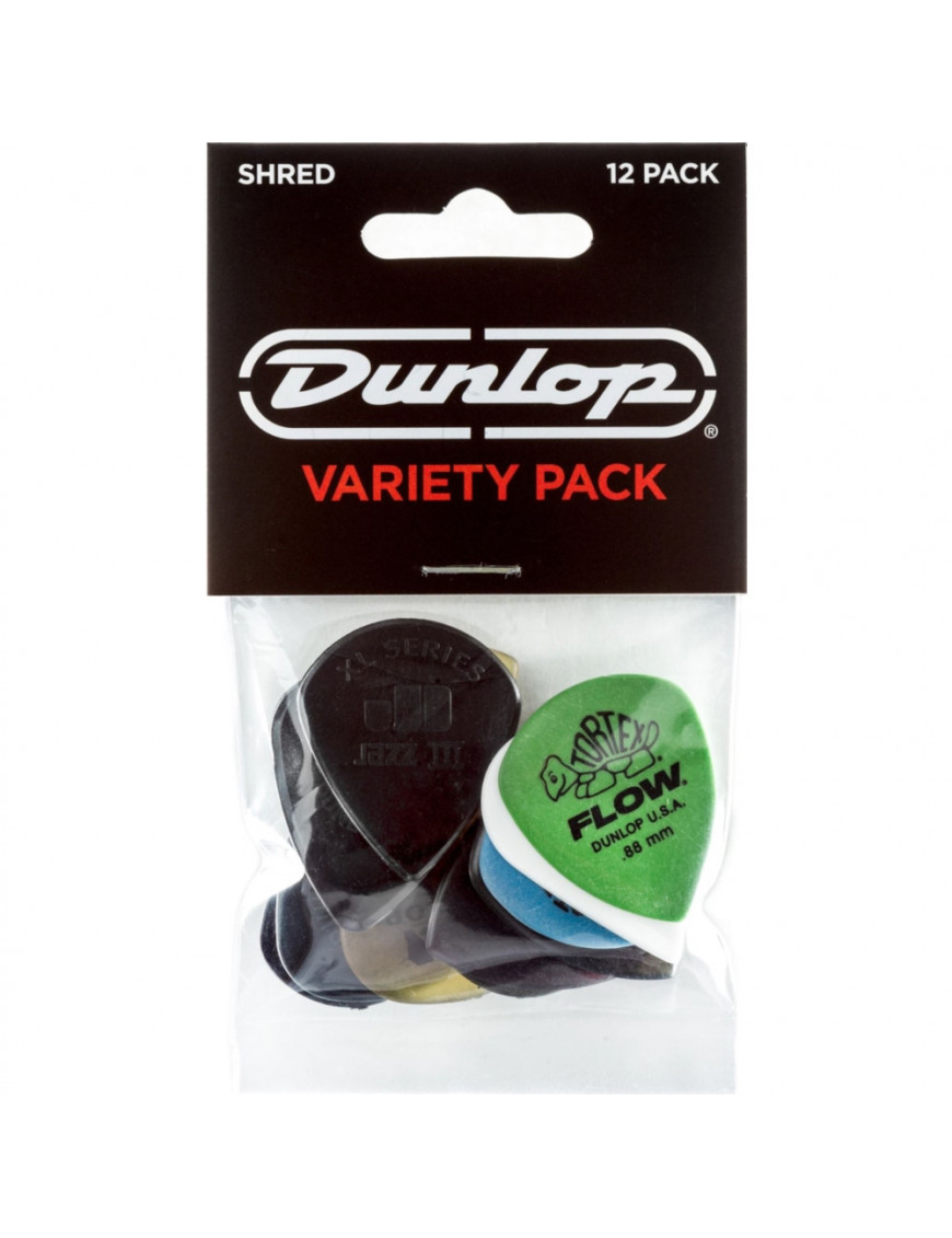 Bolsa 12 Púas Dunlop PVP-118 Variety Shred