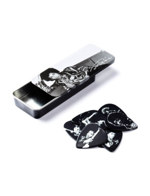 Lata 12 Púas Dunlop JHPT-05H Jimi Hendrix Silver Portrait 1