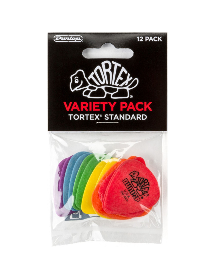 Bolsa 12 Púas Dunlop PVP-418 Variety Tortex Standard
